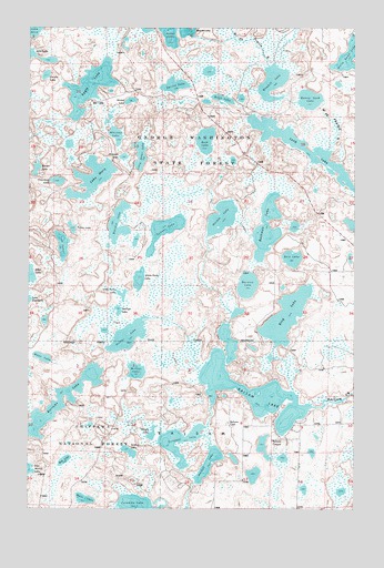 Balsam Lake, MN USGS Topographic Map