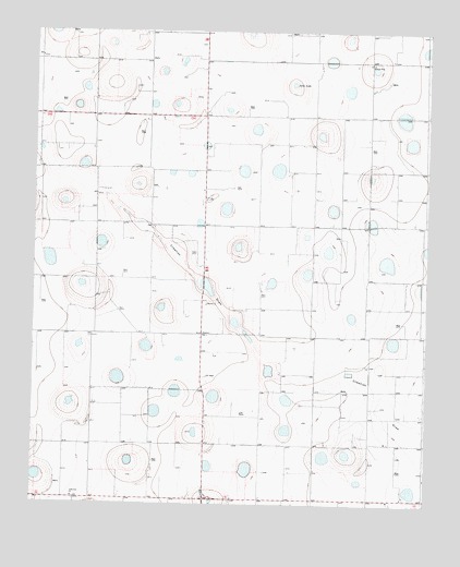 Julia Lake, TX USGS Topographic Map