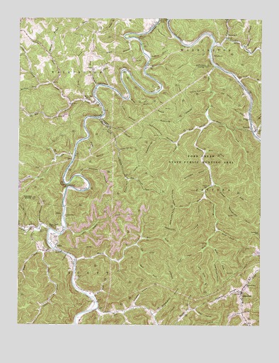 Julian, WV USGS Topographic Map