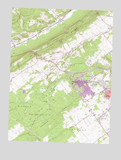 Julian, PA USGS Topographic Map