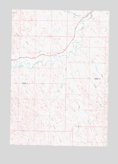 Julio Draw, WY USGS Topographic Map