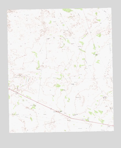 Jumbo Hill, TX USGS Topographic Map