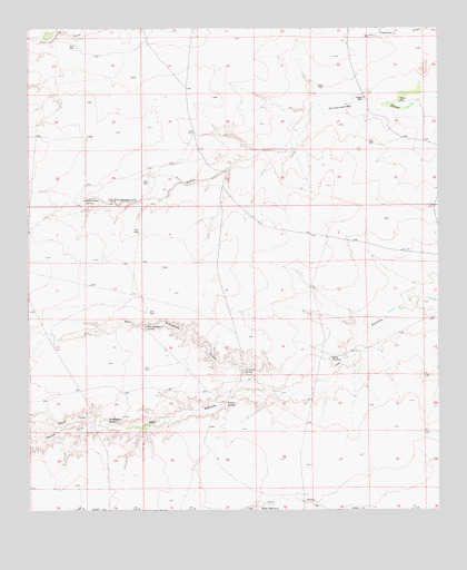 Jumping Spring, NM USGS Topographic Map