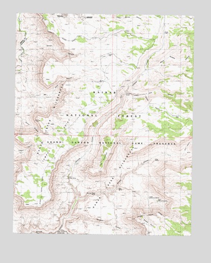 Jumpup Point, AZ USGS Topographic Map