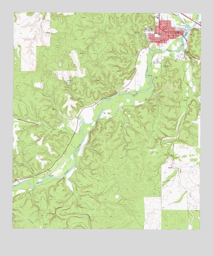 Junction, TX USGS Topographic Map