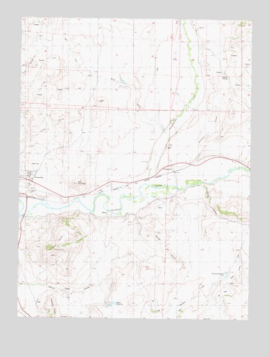 Junction Butte, CO USGS Topographic Map