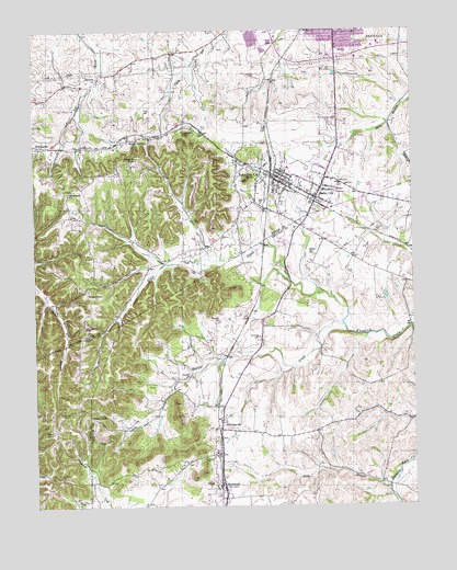 Junction City, KY USGS Topographic Map