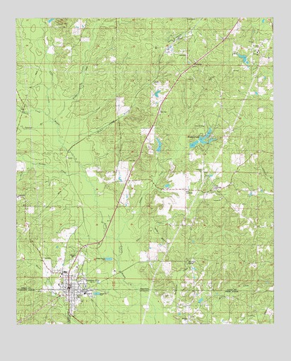Junction City, AR USGS Topographic Map