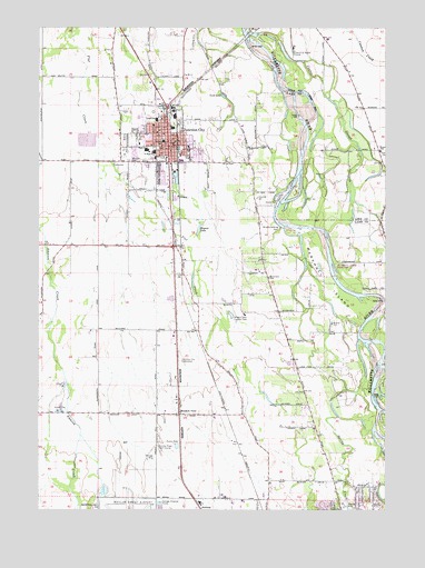 Junction City, OR USGS Topographic Map