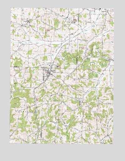 Baltic, OH USGS Topographic Map