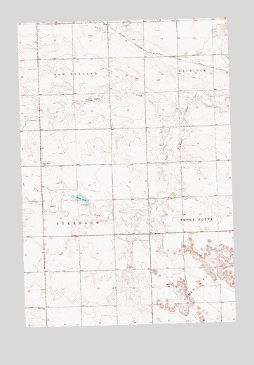 Jung Lake, ND USGS Topographic Map