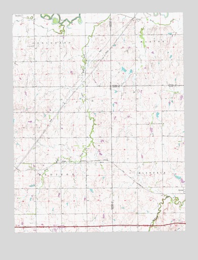 Juniata, KS USGS Topographic Map