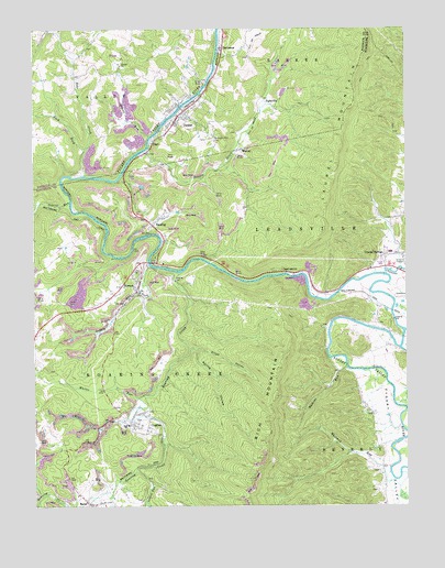 Junior, WV USGS Topographic Map