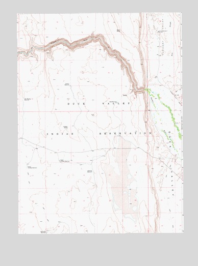 Juniper Basin SE, ID USGS Topographic Map