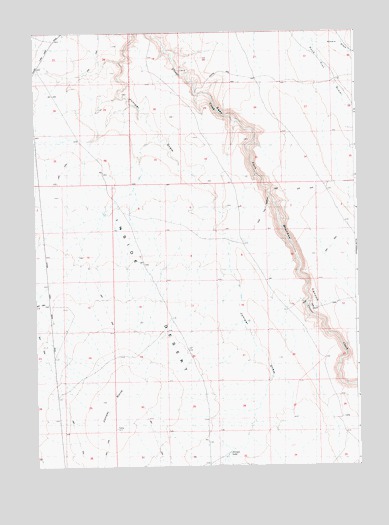 Juniper Butte, ID USGS Topographic Map