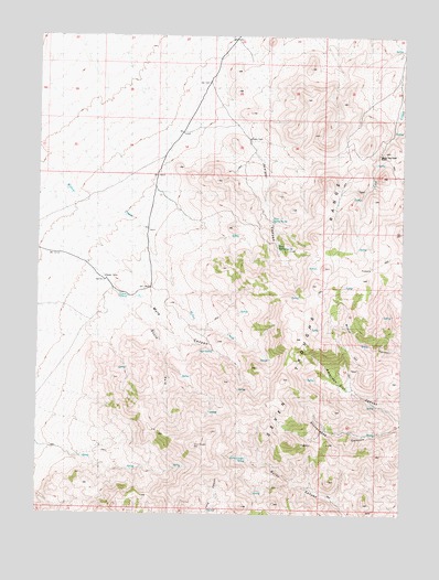 Juniper Canyon, NV USGS Topographic Map