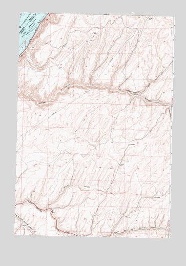 Juniper Canyon, OR USGS Topographic Map