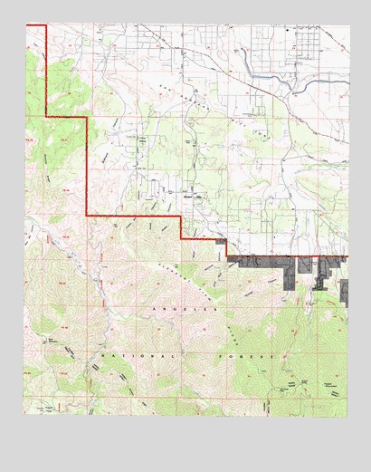 Juniper Hills, CA USGS Topographic Map