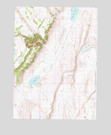 Juniper Lake, OR USGS Topographic Map