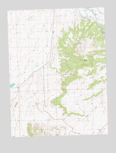 Juniper Mountain, CO USGS Topographic Map