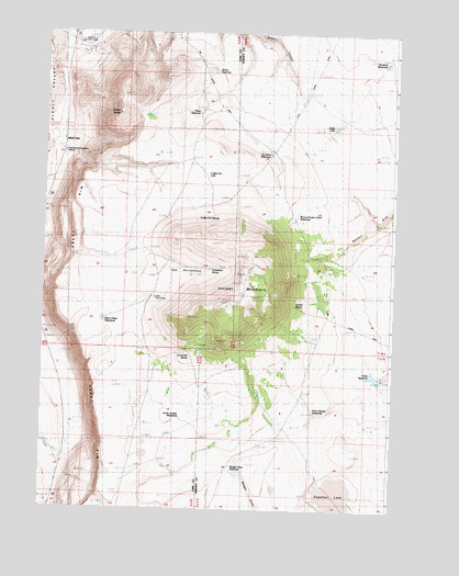 Juniper Mountain, OR USGS Topographic Map