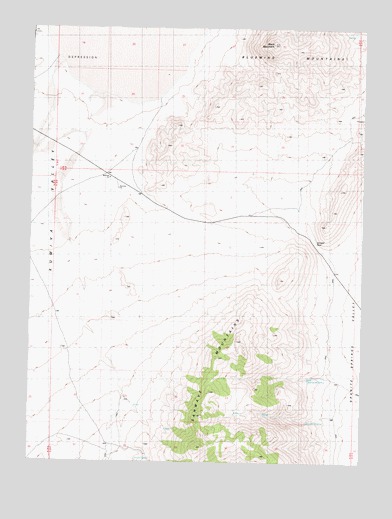 Juniper Pass, NV USGS Topographic Map