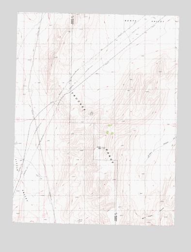 Juniper Peak, NV USGS Topographic Map