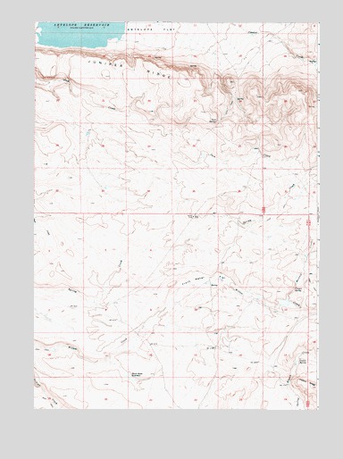 Juniper Ridge, OR USGS Topographic Map