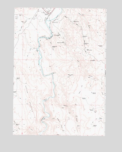 Juntura, OR USGS Topographic Map