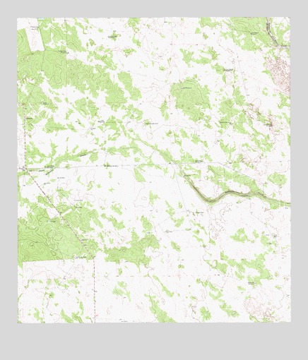 Baluarte Ranch, TX USGS Topographic Map
