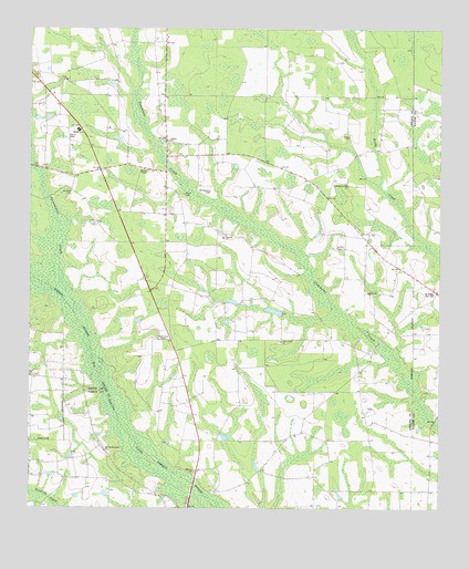 K'Ville, GA USGS Topographic Map
