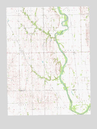 Kackley, KS USGS Topographic Map