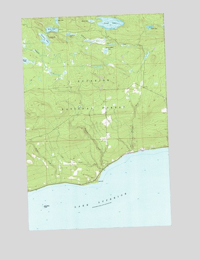 Kadunce River, MN USGS Topographic Map