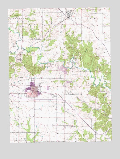 Kahoka, MO USGS Topographic Map