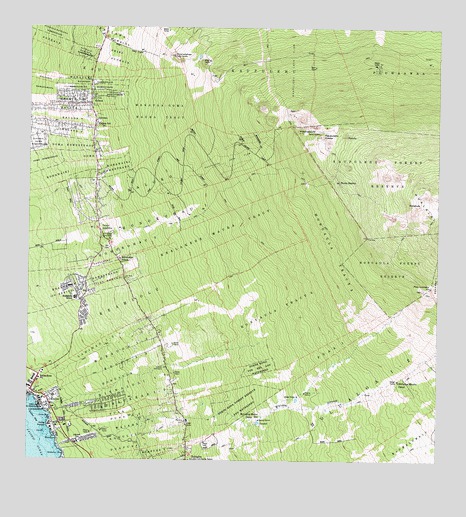 Kailua, HI USGS Topographic Map