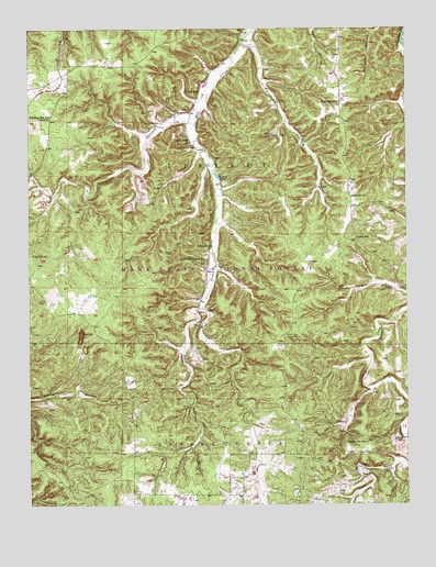 Kaintuck Hollow, MO USGS Topographic Map
