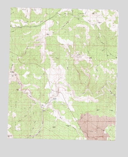 Kaiser Spring, AZ USGS Topographic Map