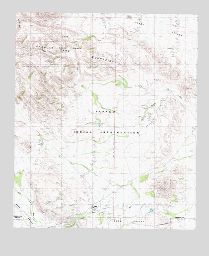 Kaka, AZ USGS Topographic Map