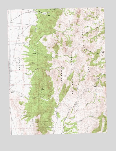 Kalamazoo Summit, NV USGS Topographic Map