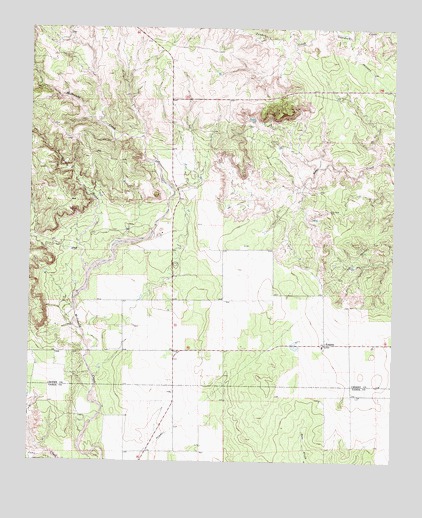 Kalgary, TX USGS Topographic Map
