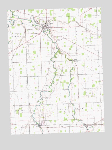 Kalida, OH USGS Topographic Map