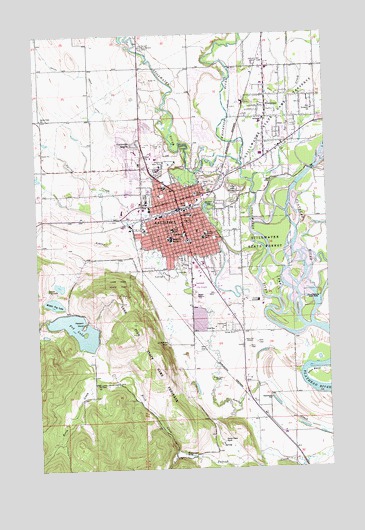 Kalispell, MT USGS Topographic Map