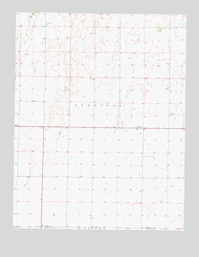 Kalvesta, KS USGS Topographic Map