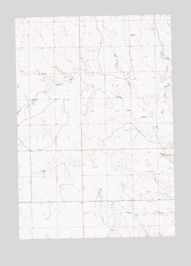 Bams Butte SE, SD USGS Topographic Map