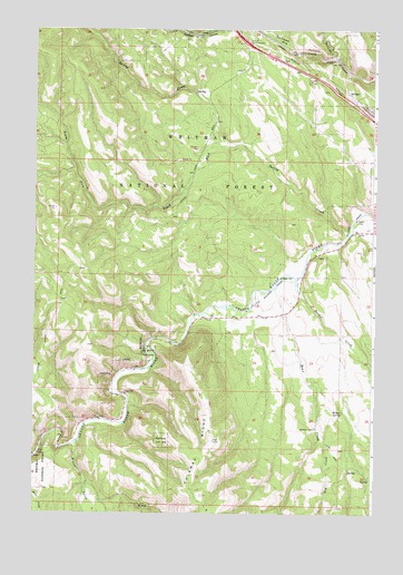 Kamela SE, OR USGS Topographic Map