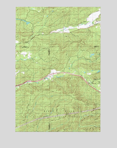 Kamilche Valley, WA USGS Topographic Map