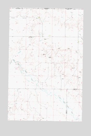 Kaminski Hill, MT USGS Topographic Map