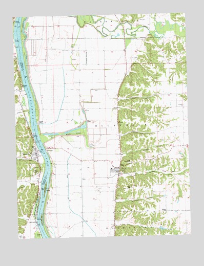 Kampsville, IL USGS Topographic Map
