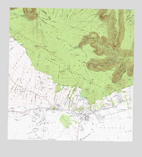Kamuela, HI USGS Topographic Map