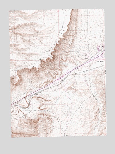 Kanda, WY USGS Topographic Map